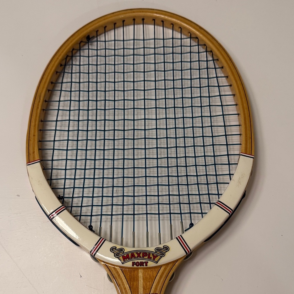 Vintage Dunlop Maxply Fort wooden tennis racquet